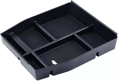 Center Console Organizer Tray Compatible With Ford F150 2015 2016 2017 2018 2019 2020 Storage Box Insert Armrest Tray-Full Console w/Bucket Seats ONLY (Fit for F150 2015-2020) in Saudi Arabia