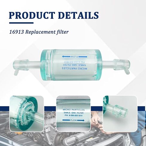 مستشعر O2 16916 متوافق مع مستشعر Robinair 16916 البديل، مستشعر O2 1-16-1013-00-2، يناسب أجهزة التيار المتردد R1234yf - يتضمن فلتر معرف المبرد 16913. in Kuwait