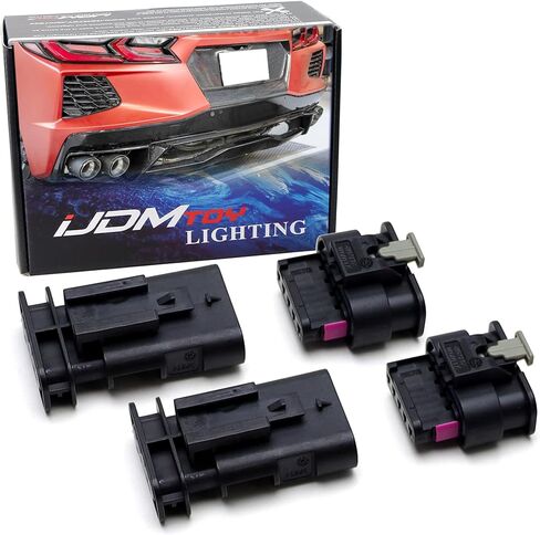 iJDMTOY 2-Set 5-Pin Valve Simulators مع أغطية حماية غطاء التوصيل متوافقة مع شيفروليه 2020-up كورفيت C8 in Saudi Arabia