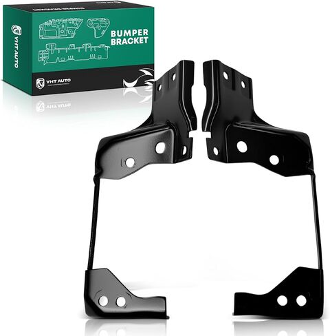 YHTAUTO Front Left and Right Bumper Brackets Compatible with Ram 1500 2019-2024, Inner Vertical Support, Except Rebel & TRX Submodel, Driver and Passenger Side, Steel in Saudi Arabia
