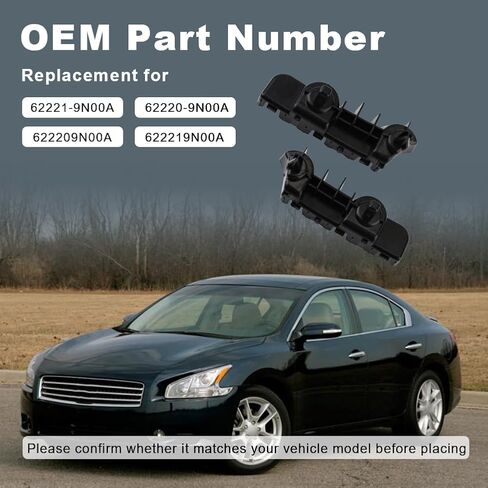 دعامة المصد الأمامي JDMON متوافقة مع نيسان ماكسيما 3.5L V6 2009 2010 2011 2012 2013 2014 2015 لاستبدال 62221-9N00A 62220-9N00A in Saudi Arabia