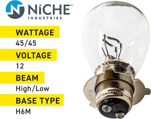 NICHE H6M المصباح الأمامي لكاواساكي لاكوتا 300 موهافي 250 بايو 185 سوزوكي كوادنر 160 كوادسبورت 230 in Saudi Arabia