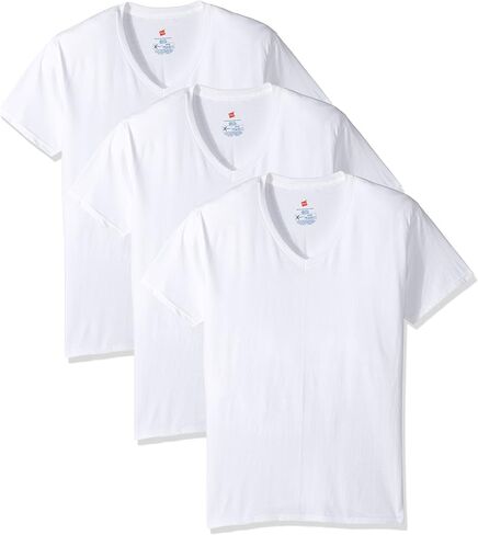تي شيرت Hanes Ultimate للرجال 3 قطع X-Temp Comfort برقبة على شكل حرف V in Saudi Arabia