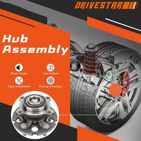 DRIVESTAR 512366 محور عجلات خلفي ومجموعة تحمل مناسبة لـ 2011 2012 2013 2014 2015 2016 2017 Honda Odyssey ث/ABS in Saudi Arabia