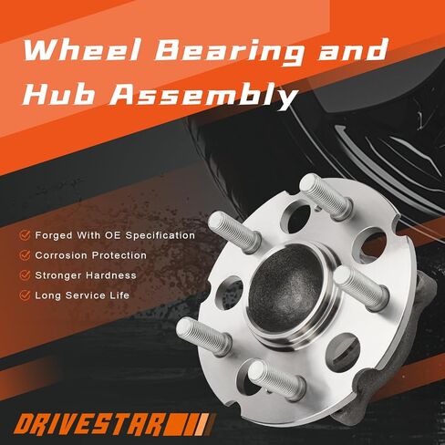 DRIVESTAR 512366 محور عجلات خلفي ومجموعة تحمل مناسبة لـ 2011 2012 2013 2014 2015 2016 2017 Honda Odyssey ث/ABS in Saudi Arabia