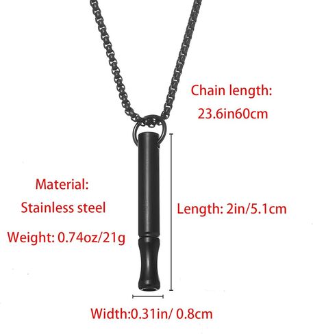 قلادة خالية من التنفس، قلادة التنفس، قلادات من الفولاذ المقاوم للصدأ للإقلاع عن التدخين خالية من التنفس، عناصر تخفيف القلق in Kuwait