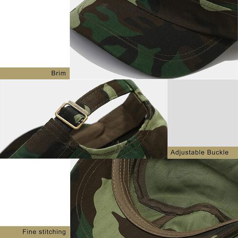 Cadet Army Cap Military Style Hats Flat Top Cap Baseball Hat for Men Women in Saudi Arabia
