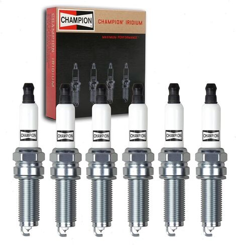 6 pc Champion Iridium Spark Plugs compatible with Chrysler 300 3.6L V6 2011-2020 in Saudi Arabia
