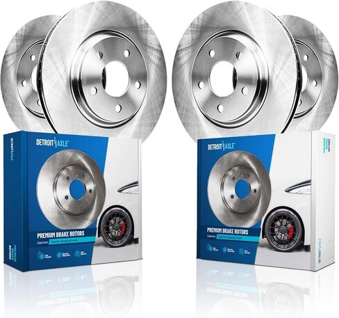 Detroit Axle - Brake Rotors for Ford 2013-2016 Escape 2014-2018 Ford Transit Connect, Disc Brake Rotors Replacement : 12.60" inch Front and 11.02" inch Rear Rotor in Saudi Arabia