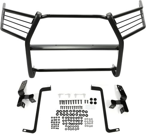 واقي الفرشاة متوافق مع 2016-2023 Toyota Tacoma Alloy Steel Grille Guard مطلي بمسحوق أسود in Saudi Arabia