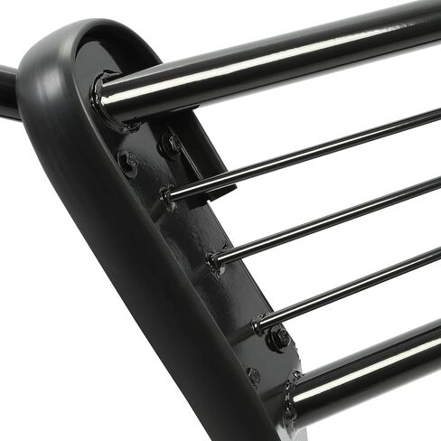 واقي الفرشاة متوافق مع 2016-2023 Toyota Tacoma Alloy Steel Grille Guard مطلي بمسحوق أسود in Saudi Arabia