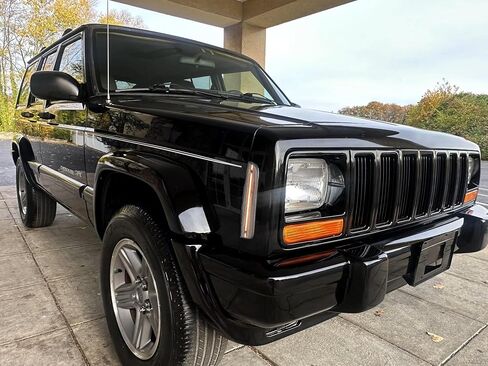iJDMTOY عدسة مدخنة سوداء اللون 36-SMD بيضاء كاملة LED مجموعة إضاءة جانبية أمامية متوافقة مع Jeep 1997-2001 Cherokee (بعد تجميل الوجه)، استبدل العلامات الجانبية الأمامية الكهرمانية OEM in Saudi Arabia