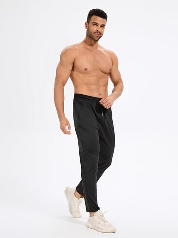 3-4 Packs Mens Sweatpants with Zipper Pockets Lightweight Workout Joggers for Men Men's Athletic Running Pants in Saudi Arabia