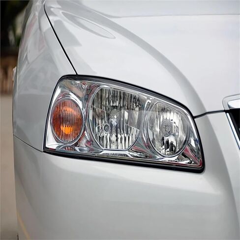 Compatible For Hyundai Elantra 2004 2005 2006 2007 2008 2009 2010 Car Front Headlight Lampshade Transparent Lampshell Lens Cover(Left Side) in Saudi Arabia