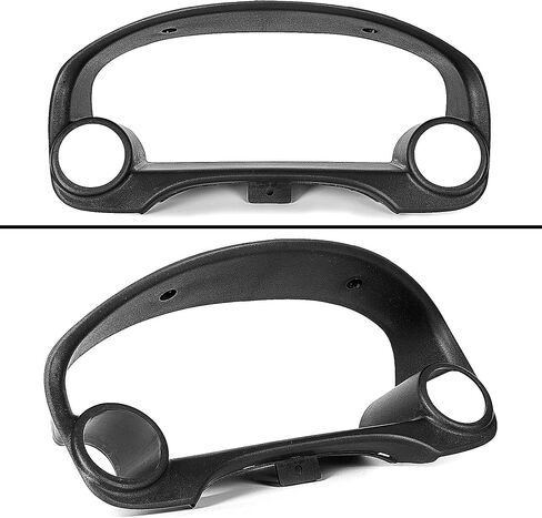 HECASA Cluster Bezel Compatible with 1996-2000 Honda Civic Black 2-Gauge Dual Gauge Cluster Bezel 52mm-60mm in Saudi Arabia