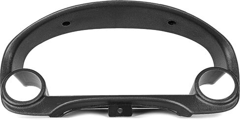 HECASA Cluster Bezel Compatible with 1996-2000 Honda Civic Black 2-Gauge Dual Gauge Cluster Bezel 52mm-60mm in Saudi Arabia
