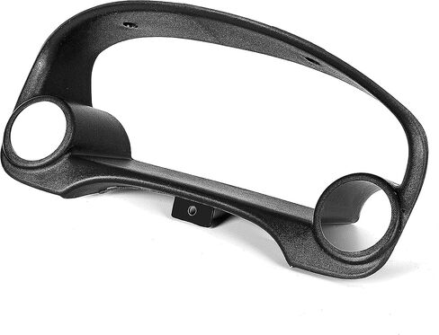HECASA Cluster Bezel Compatible with 1996-2000 Honda Civic Black 2-Gauge Dual Gauge Cluster Bezel 52mm-60mm in Saudi Arabia