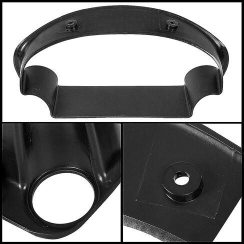 HECASA Cluster Bezel Compatible with 1996-2000 Honda Civic Black 2-Gauge Dual Gauge Cluster Bezel 52mm-60mm in Saudi Arabia
