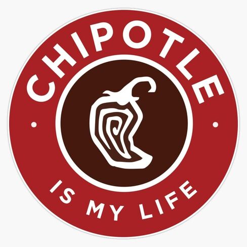 ملصق Chipotle Is My Life من الفينيل مقاس 5 بوصات in Saudi Arabia