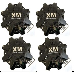 395L212 XM Xtreme Mudder Gloss Black Wheel Center Cap C-5240-1-SC (1) in Saudi Arabia