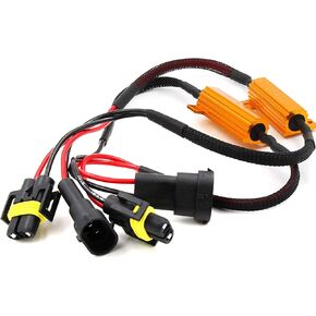 x xotic tech 2pcs H7 LED Light Bulb Resistor Relay Harness Adapter Anti Flicker Error Decoder Warning Canceller in Kuwait
