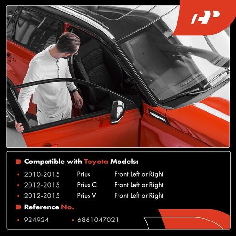 سدادة حزام فحص الباب الأمامي الأيسر أو الأيمن من A-Premium متوافقة مع Toyota Prius 2010-2015، Prius C Prius V 2012-2015، استبدال # 6861047021 in Saudi Arabia