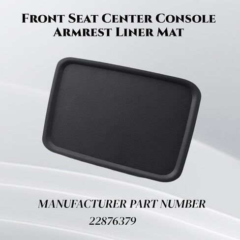 Front Seat Center Console Armrest Lid Cover with Liner Mat Black Compatible with 2014-2018 Chevy(Chevrolet) Silverado/GMC Sierra 1500 2500HD 3500HD Replace 22881398 22876379 in Saudi Arabia