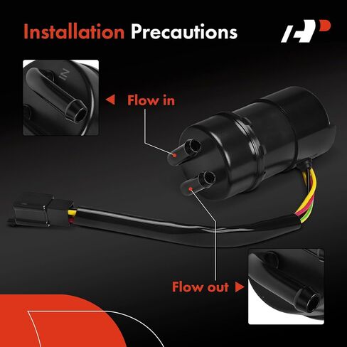 A-Premium Electric Fuel Pump Compatible with Suzuki Boulevard 2007-2009, Intruder 700 1986-1987, Intruder 750 1988-1991, Intruder 800 1993-2003 in Saudi Arabia