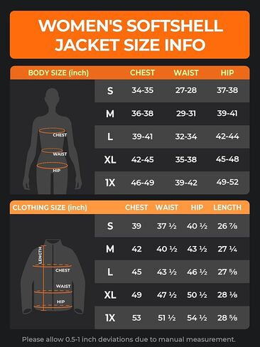 ORORO Women's 5 Heat Zones Softshell Heated Jacket, Fleece Lined Heated Jacket with USB-C Rechargeable Battery in Saudi Arabia