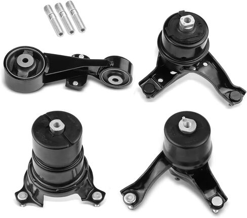 مجموعة تركيب المحرك متوافقة مع 2012 2013 2014 2015 2016 2017 Toyota Camry 2.5L ناقل حركة أوتوماتيكي مجموعة تثبيت المحرك 4 قطع، استبدال # A72004HY A62081 A4288 A62062 in Kuwait