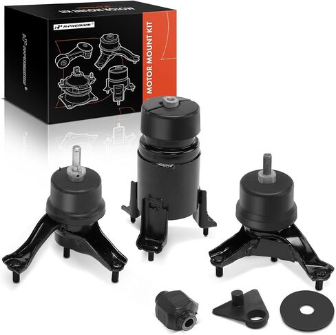 A-Premium 4PCS Engine Motor Mount and Transmission Mount Set Compatible with Toyota Highlander 2006-2010 & Lexus RX400h 2006-2008, 3.3L, Automatic CVT Transmission, Replace# 1236120230, 1236100000 in Saudi Arabia