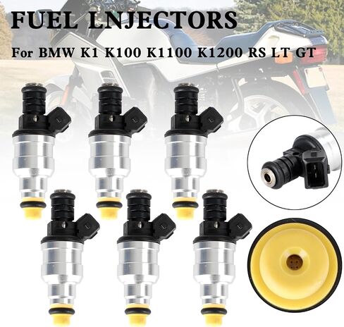 4 قطعة حاقن وقود دراجة نارية صالح لسيارات BMW K1 K100 K1100 K1200 RS LT GT # OEM 0280150705 in Saudi Arabia