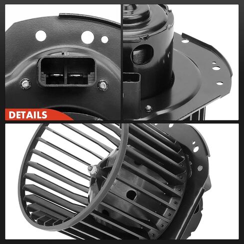 A-Premium HVAC Blower Heater Motor with Fan Cage Compatible with Chevrolet Lumina APV & Buick LeSabre & Cadillac DeVille, Eldorado, Fleetwood, Seville & Oldsmobile 98 & Pontiac Bonneville, Front Side in Saudi Arabia