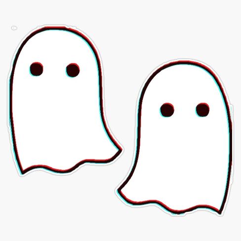 MAGNET Little 3D Ghosties Magnet Bumper Sticker Car Magnet Flexible Reuseable Magnetic Vinyl 5" in Saudi Arabia