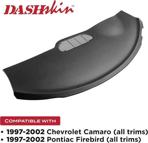 غطاء غطاء DashSkin مصبوب متوافق مع 2000-2002 Camaro وFirebird باللون الأسود - صنع في الولايات المتحدة الأمريكية in Kuwait