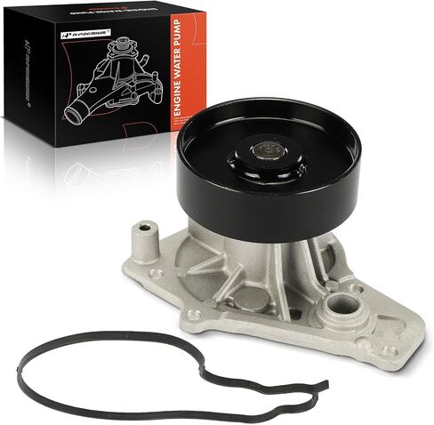A-Premium Engine Water Pump W/Pulley & Seal - 6Cyl 2.0 3.0L - Compatible with BMW F/G Series - 18-21 - 340i 440i 540i 740i xDrive, 440i Gran Coupe, M240i, X3, X4, Replace for# 11518632585, 11517643067 in Saudi Arabia