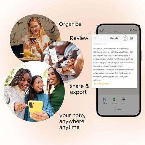 VYU iMark Pen Scanner Reading Pen Digital Highlighter Book Scan, Book Markers for Reading, OCR Scanner - for iOS/Android - Bluetooth in Saudi Arabia
