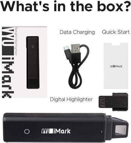 VYU iMark Pen Scanner Reading Pen Digital Highlighter Book Scan, Book Markers for Reading, OCR Scanner - for iOS/Android - Bluetooth in Saudi Arabia