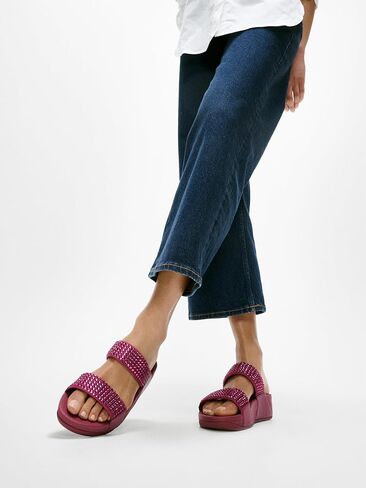 Fitflop Women's T-Bar Slide Sandal in Saudi Arabia