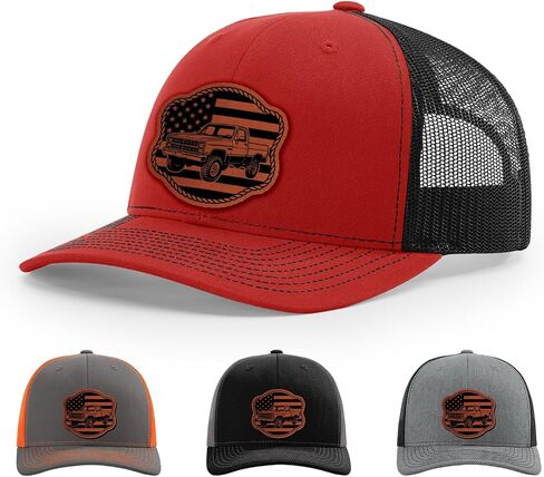 Square Body Truck, American Flag Rope, 80s Chevy Truck Hat in Saudi Arabia