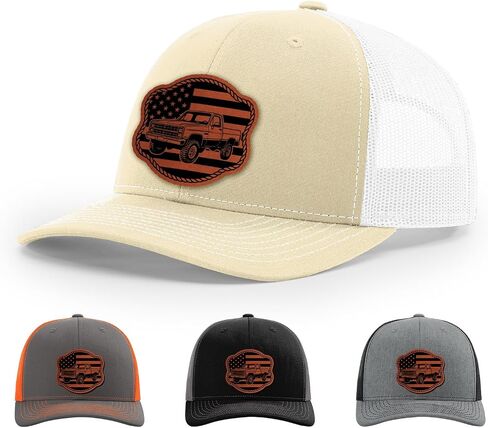 Square Body Truck, American Flag Rope, 80s Chevy Truck Hat in Saudi Arabia
