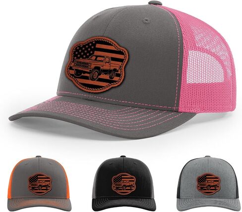 Square Body Truck, American Flag Rope, 80s Chevy Truck Hat in Saudi Arabia