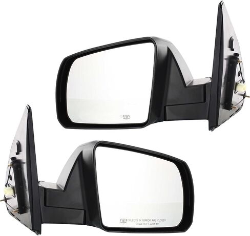 مرايا الأبواب الجانبية للسائق والراكب من Kool Vue لسيارة Toyota Tundra 2007-2013، قابلة للطي يدويًا، مناخ بارد بدون إشارة، ذاكرة، مصباح بركة in Kuwait