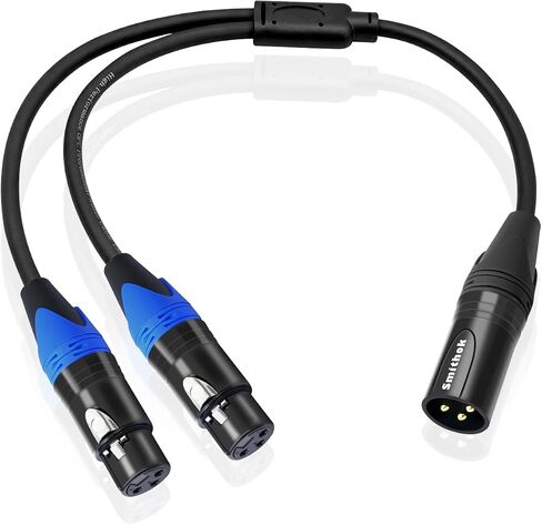 1/4" to XLR Cable,Heavy Duty Nylon Braided,Gold Plated Plug,Balanced 1/4" TRS to XLR Female Patch Cable, Quarter Inch 6.35mm to 3pin XLR Female Microphone Cable, for Speaker,Mixer-10ft(3M) in Kuwait