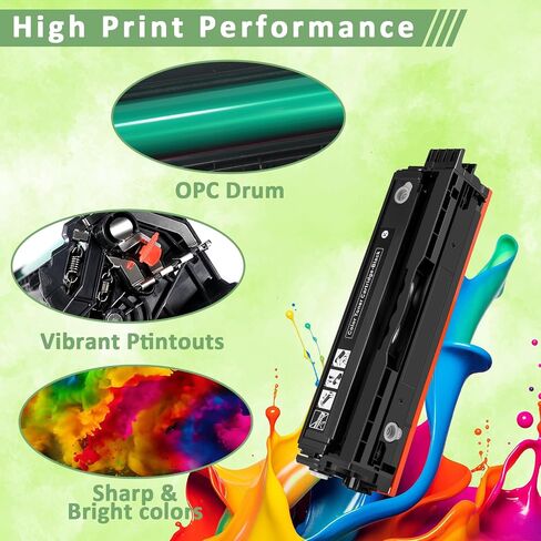 لخرطوشة حبر Xerox C235 C230 (مع رقاقة)، ​​بديلة 006R04383 006R04384 006R04385 006R04386 متوافقة مع خرطوشة حبر ملونة متعددة الوظائف C235DN/C230DNI عالية الإنتاجية (4 عبوات) in Saudi Arabia
