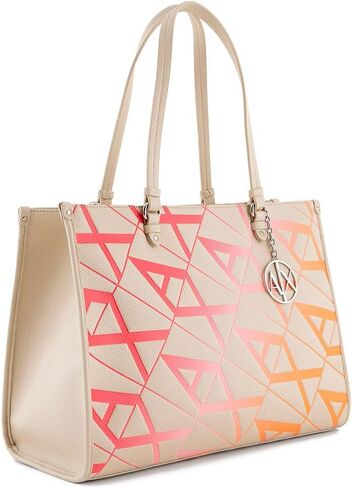 Armani Exchange Women's Gynger Degrade Shopping Bag, Valley/Degrade, One Size in Saudi Arabia