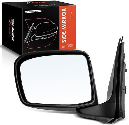 A-Premium Pair (2) Driver and Passenger Side Power Door Mirror - Compatible with Honda Odyssey 2005-2010 - Non-Heated Manual Folding Black Texture Outside Rear View Mirror - Replace# 76250SHJA13 in Saudi Arabia