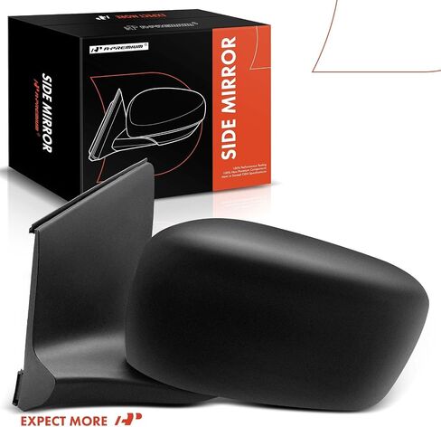 A-Premium Pair (2) Driver and Passenger Side Power Door Mirror - Compatible with Honda Odyssey 2005-2010 - Non-Heated Manual Folding Black Texture Outside Rear View Mirror - Replace# 76250SHJA13 in Saudi Arabia