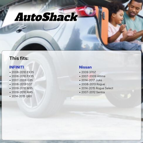 AutoShack Rear Ceramic Brake Pad Set | Replacement for 2009 Nissan 370Z 2008-2013 Nissan Rogue 2007-2012 Nissan Sentra | 4-PC in Saudi Arabia