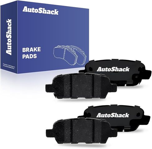 AutoShack Rear Ceramic Brake Pad Set | Replacement for 2009 Nissan 370Z 2008-2013 Nissan Rogue 2007-2012 Nissan Sentra | 4-PC in Saudi Arabia